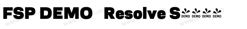 FSP DEMO   Resolve S字体转换